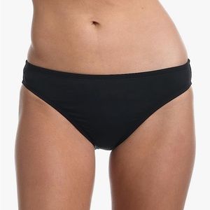 La Blanca Size 10 Black Bikini Bottoms.
